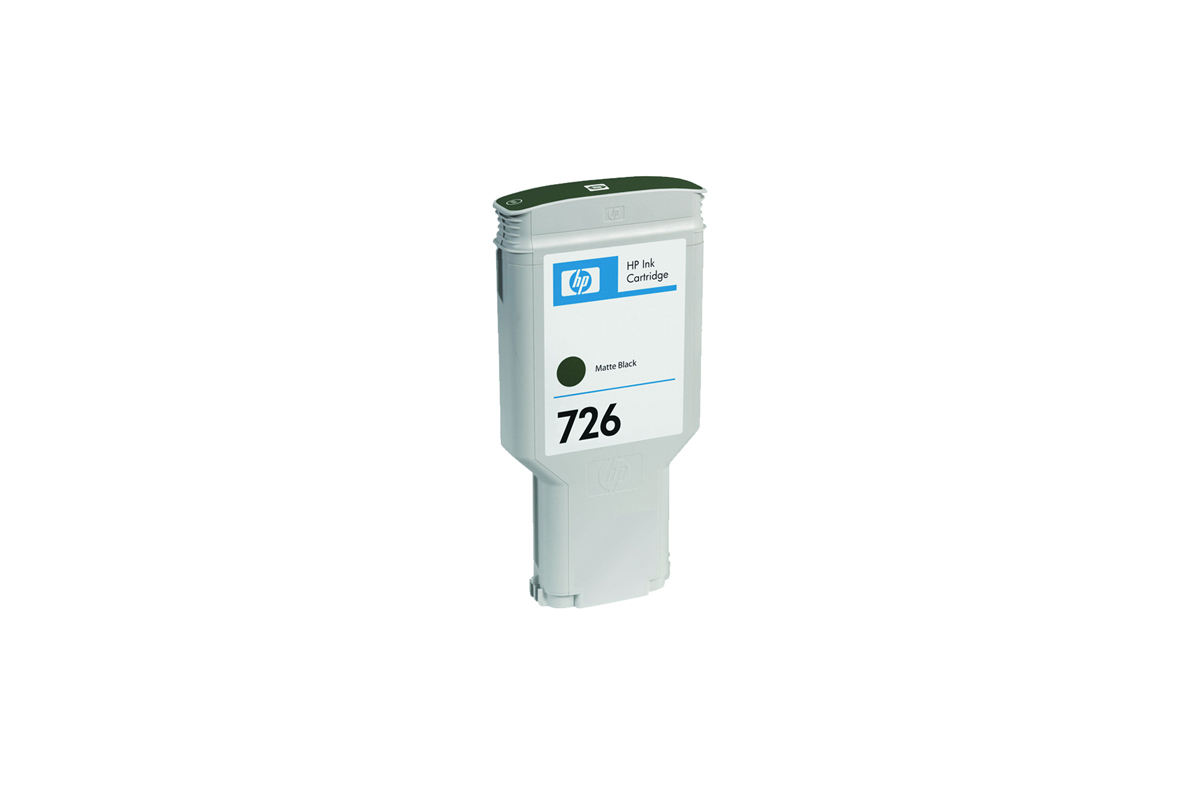 HP 726 DNJ - Tintenpatrone | Matt Schwarz, 300 ml