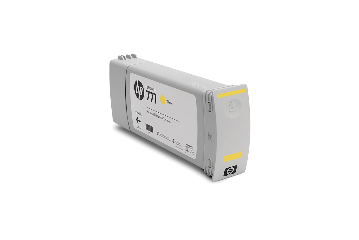 HP 771 DNJ Tintenpatrone Gelb, 775 ml