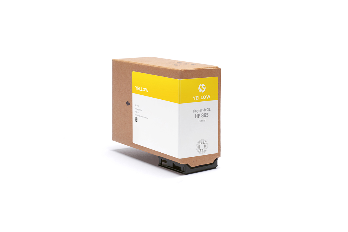 HP 865 PWXL Tintenpatrone Gelb, 500ml