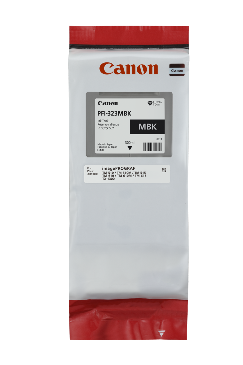 Canon Tinte PFI-323 - Mattschwarz - 300 ml